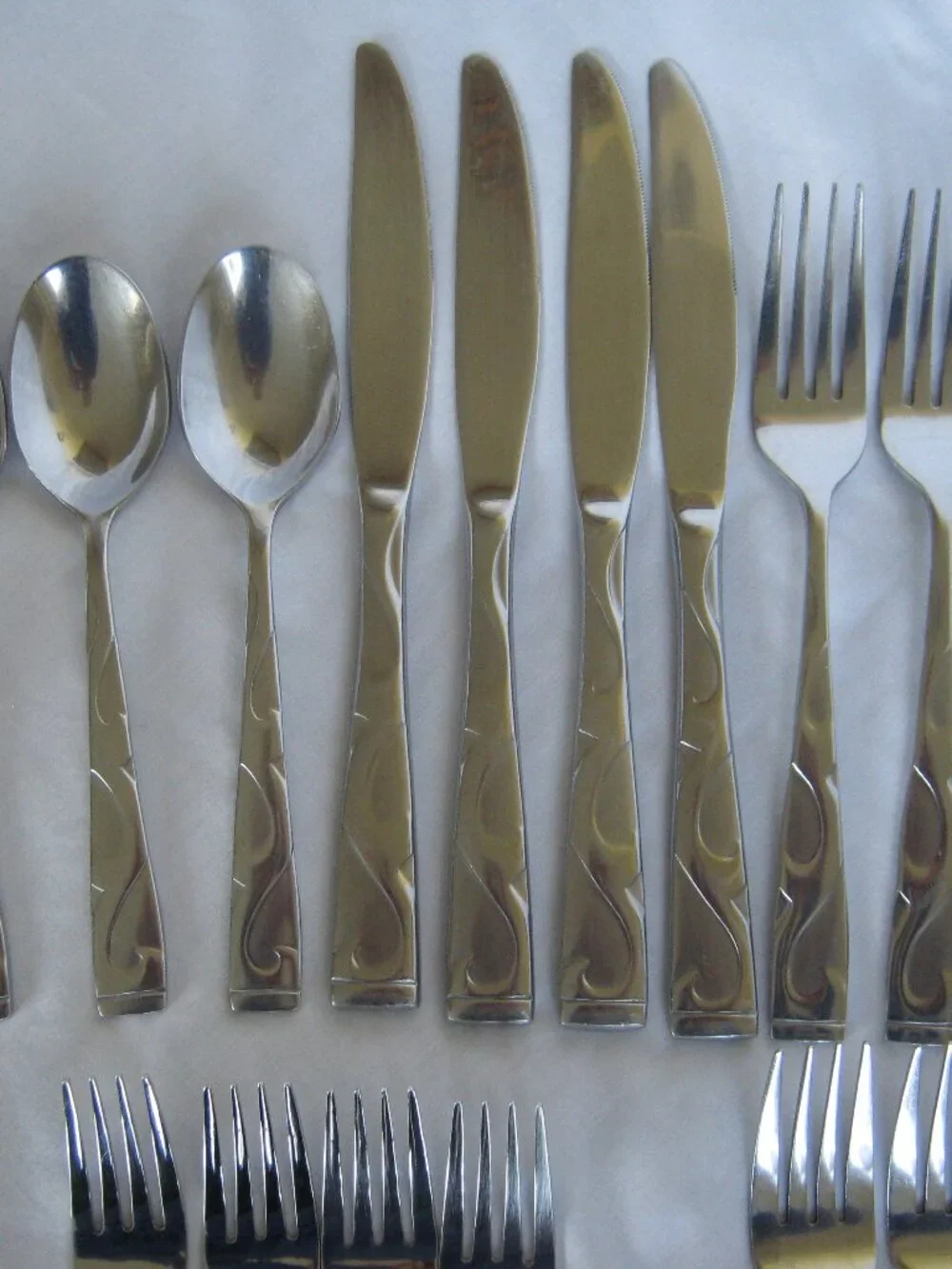 Oneida Tuscany Stainless 18/0 China Silverware Lot Of 20 Pieces Flatware